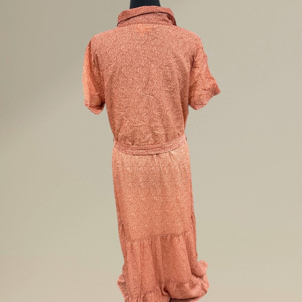 Terracotta Button-Front Maxi Dress 🌺 - Picture 2 of 3